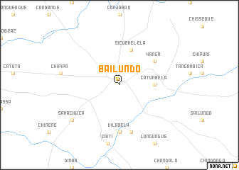 map of Bailundo