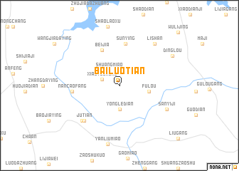 map of Bailuotian