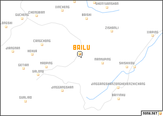 map of Bailu