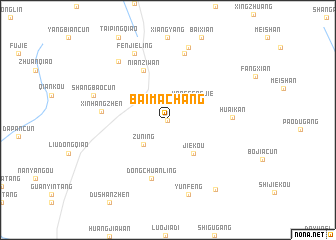 map of Baimachang