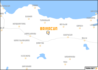 map of Baimacun