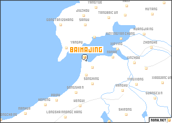 map of Baimajing