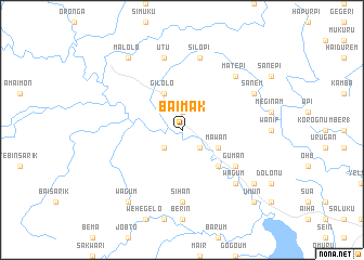 map of Baimak