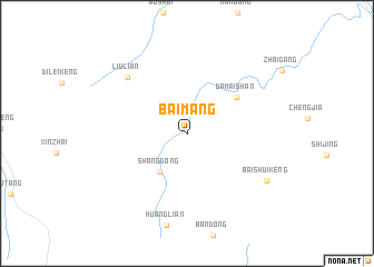 map of Baimang