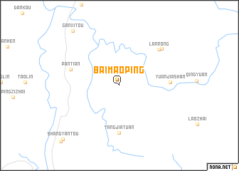 map of Baimaoping