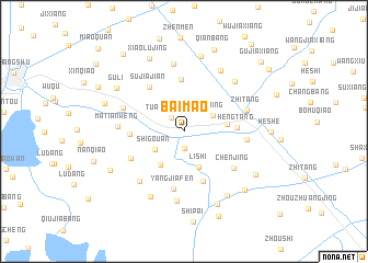 map of Baimao