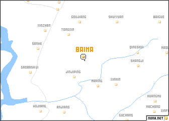 map of Baima