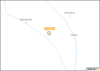 map of Baima