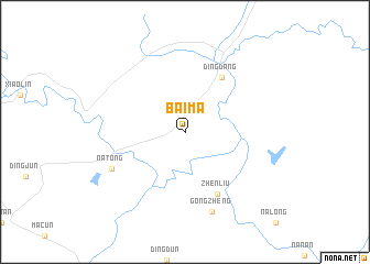 map of Baima