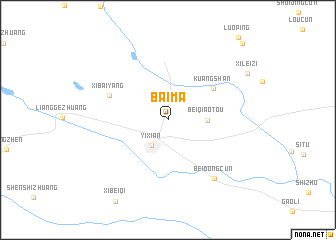 map of Baima