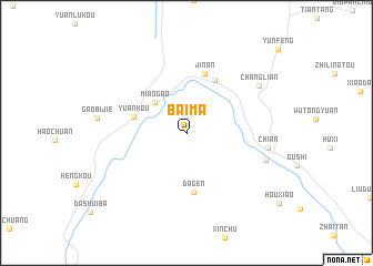 map of Baima