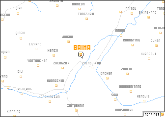 map of Baima