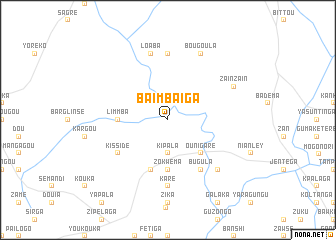 map of Baimbaiga