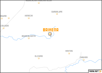 map of Baimena