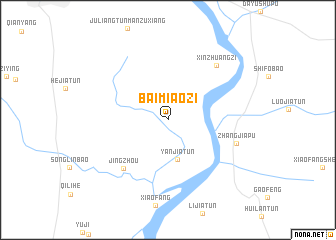 map of Baimiaozi