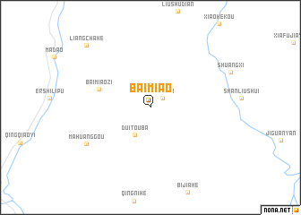 map of Baimiao