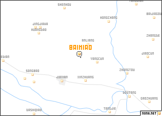 map of Baimiao