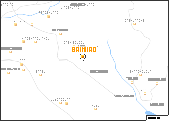 map of Baimiao