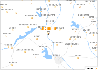 map of Baimihu