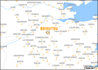 map of Baimutou