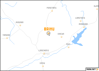 map of Baimu