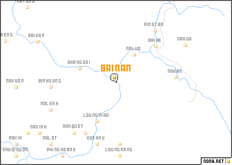 map of Bainan