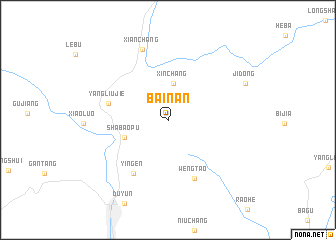 map of Bainan