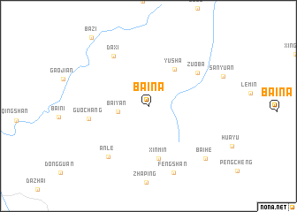 map of Baina