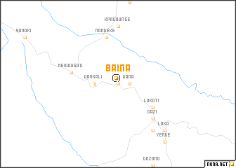 map of Baina