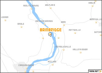 map of Bainbridge