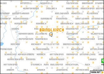 map of Baindlkirch