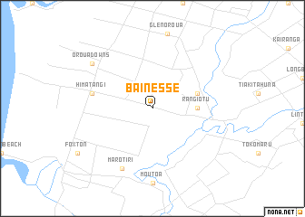 map of Bainesse