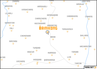 map of Bainikong