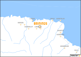 map of Bainings