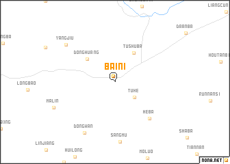map of Baini