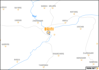 map of Baini