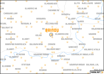 map of Baïnou