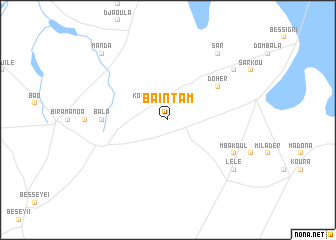 map of Baïntam