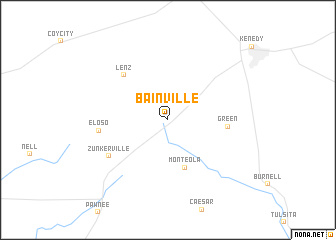 map of Bainville
