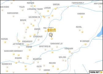 map of Bain