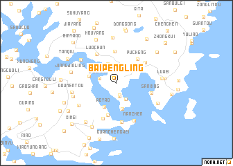 map of Baipengling