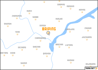map of Baiping