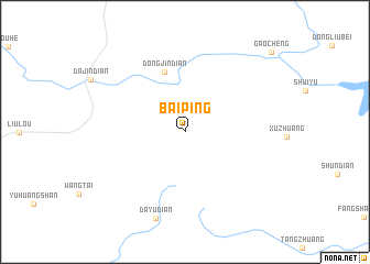 map of Baiping