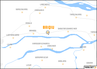 map of Baiqiu