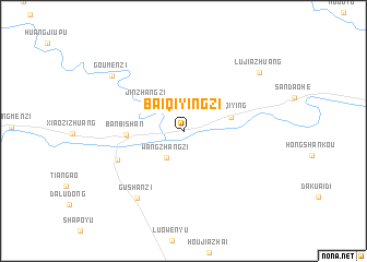 map of Baiqiyingzi