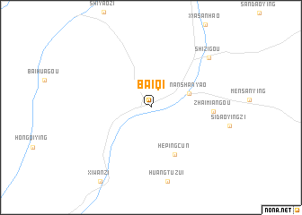 map of Baiqi