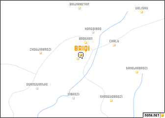 map of Baiqi