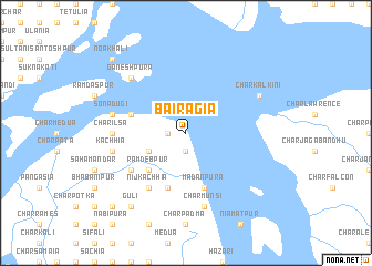 map of Bairāgia