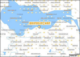 map of Bairāgir Char