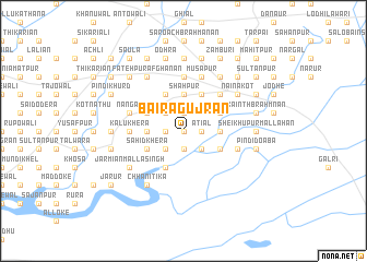 map of Baira Gujrān